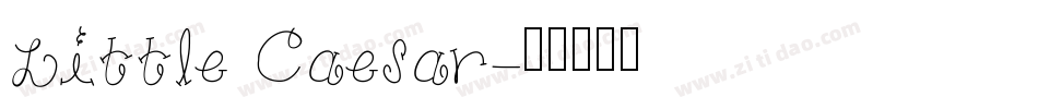 Little Caesar字体转换